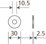 Van Geel 8313090 Unterlegscheibe 