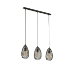 EGLO Hängeleuchte/3 E27 Schwarz    49142 