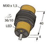 TURCK Induktiver Sensor     BI10-P30-Y1X 