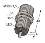 TURCK Induktiver Sensor     BI10-G30-Y1X 