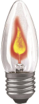 SUH Flackerkerze 3W E27 klar       40940 