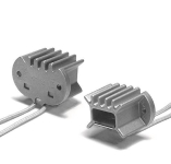 Vossloh Fassung G9 5 Alu grau     990612 