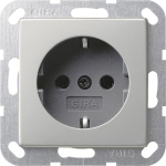 GIRA 0188600 SCHUKO System 55 Edelstahl 