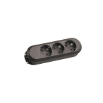 Bachmann Tischsteckdose 3xSchuko 385.170 