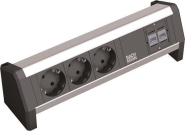 Bachmann DESK 3xSchuko 2xCat5e  339.1004 