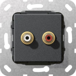 GIRA 563210 Cinch-Audio Lötanschluss 