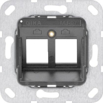 GIRA 560700 Modular Jack MJ-07 2fach 