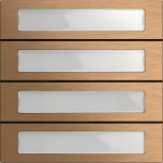 GIRA 5534921 Ruftastenmodul 4fach 