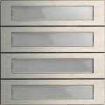 GIRA 5534914 Ruftastenmodul 4fach 