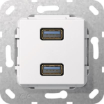 GIRA 568503 USB 3.0A 2fach Kabelpeitsche 