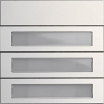 GIRA 5533926 Ruftastenmodul 3fach 