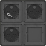 GIRA 5508902 AP-Gehäuse 2x2fach 