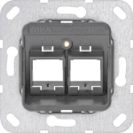 GIRA 560600 Modular Jack MJ-06 2fach 