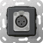 GIRA 566710 XLR-Buchse D-Serie Einsatz 