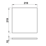 Albert G 501, Acrylglasscheibe  90270501 