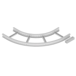 Flachbogen 90  halogenfrei grau 85x400 R 