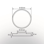 Esylux SVENJA CL 450 DDP OP   EO10850622 
