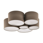 EGLO Deckenleuchte/6 E27 Taupe     98409 