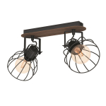 EGLO Spot SAMBATELLO braun, silber 98135 