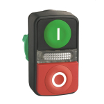 Schneider Leucht-Doppeldruck ZB5AW7L3741 