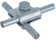 DEHN MV-Klemme Rd10mm St/tZn      391550 