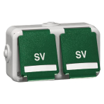 PEHA SCHUKO-       D 6632 WAB NA GRÜN SV 