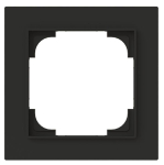 BJ Abdeckrahmen 1-fach schwarz  1721-45M 