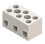 HKL Porzellan-Klemme 3polig       1128.G 