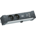 Bachmann DESK RAIL 2xUTE 1xUSB   941.102 