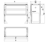 GSAB Normsockel Bautiefe 470mm    0NS470 