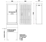 GSAB Normkabelverteilerschrank 0S1100MDS 