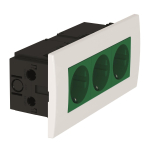 OBO SDE-RW D0GN3 Steckdoseneinheit Modul 