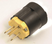 Bachmann USA-Stecker 3pol n.p.UL 910.179 