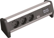 Bachmann DESK 3xSchuko 2xCat5e  339.1004 