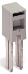 WAGO 285-435 Brücker,isoliert,grau 