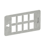 OBO CP45-TP 8C Trägerplatte Keystone f.8 