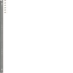 Hager Abfangschiene 750mm univers  UT21C 