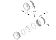 Kleinhuis Kabelverschraubung Pg9  490/09 
