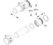 Kleinhuis Verschraubung        914/21H17 