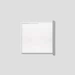 Siedle Info-Kassette Silber  IM 611-0 SM 