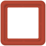 JG Rahmen 1fach                CD581GLRT 