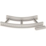 Flachbogen 45  halogenfrei grau 85x400 R 