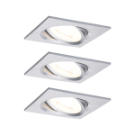 Paulmann EBL Set Nova eckig schw   93474 