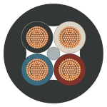 Siemens Energy Cable 4 x 1,   6XV1801-2B 