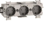 Hager Steckdose 3fach m.Wago  GS30019011 