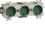 Hager Steckdose 3fach m.Wago  GS30016029 