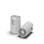 Vossloh Fassung E14 1-tlg weiß    109387 