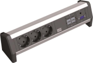 Bachmann DESK 3xSchuko 2xCat5e  339.1005 