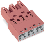 WAGO 770-293 Stecker,3-polig,pink 