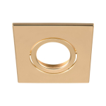 SLV Abdeckring gold matt eckig   1007194 